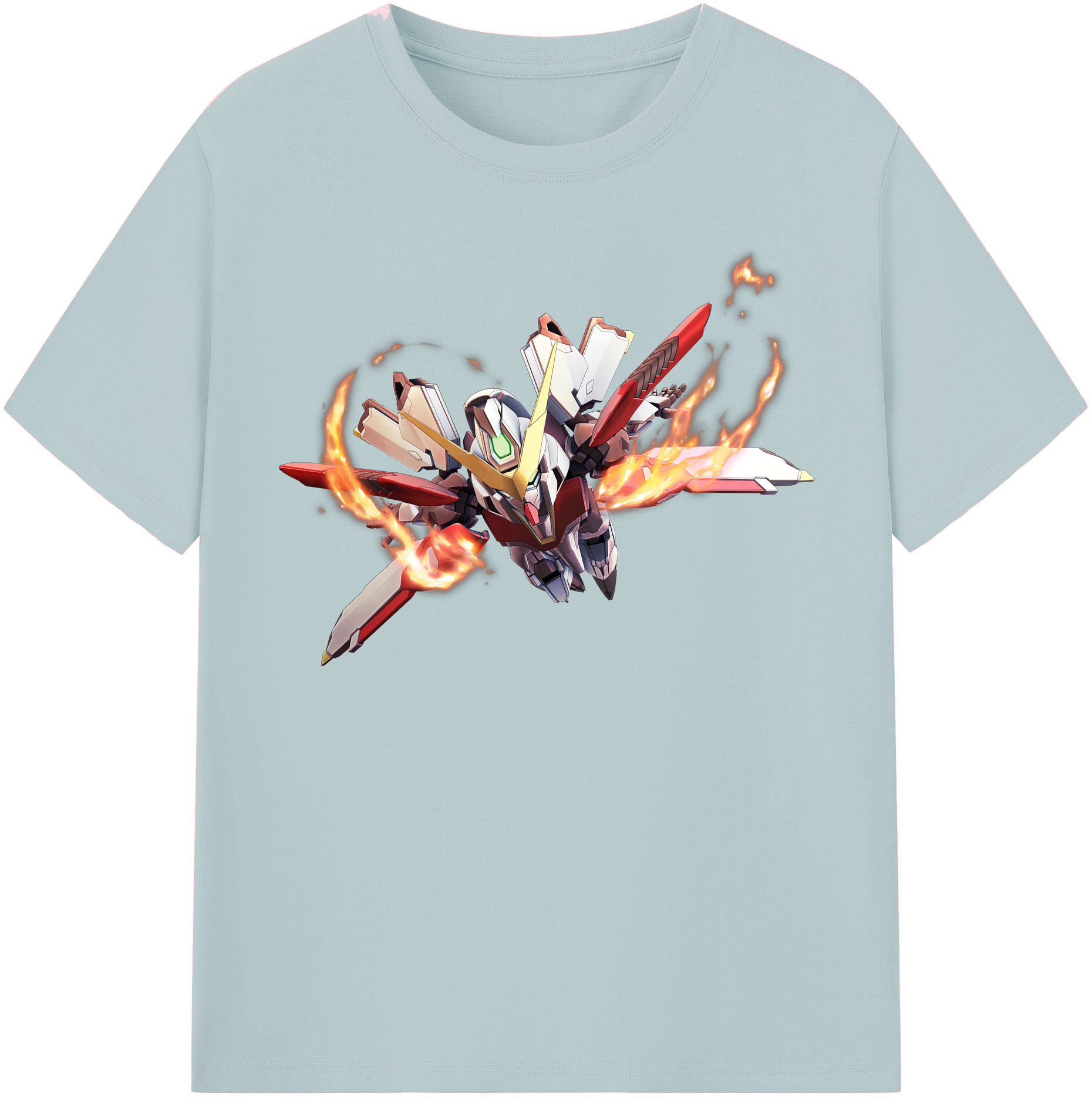 （画像用） 機動戦士ガンダム Mobile Suit Gundam 綿100％半袖Tシャツ（フロントプリント）